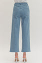 Straight Leg Pant Featuring Horsebit Detail