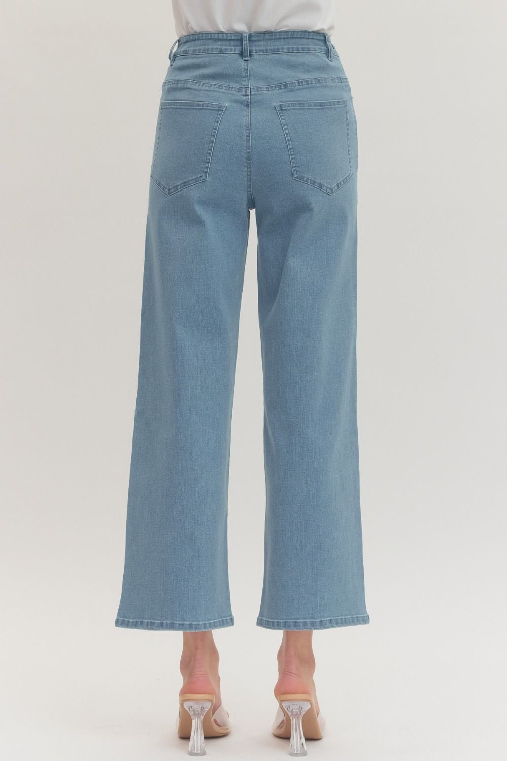 Straight Leg Pant Featuring Horsebit Detail