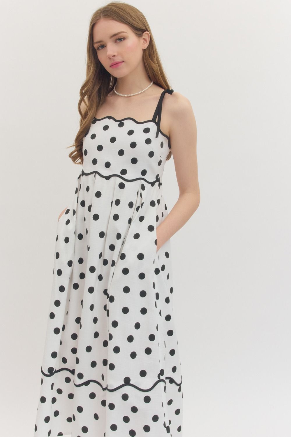 Polka Dot Midi