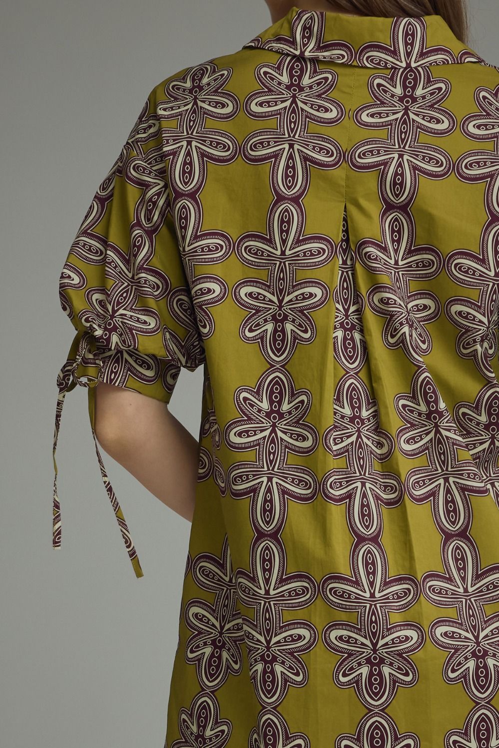 Martini Olive Print Mini Dress
