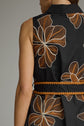 Floral Embroidered Sleeveless Mini Dress