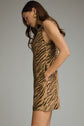 Zebra Print Sleeveless Mini Dress