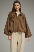 Solid Long Sleeve Jacket