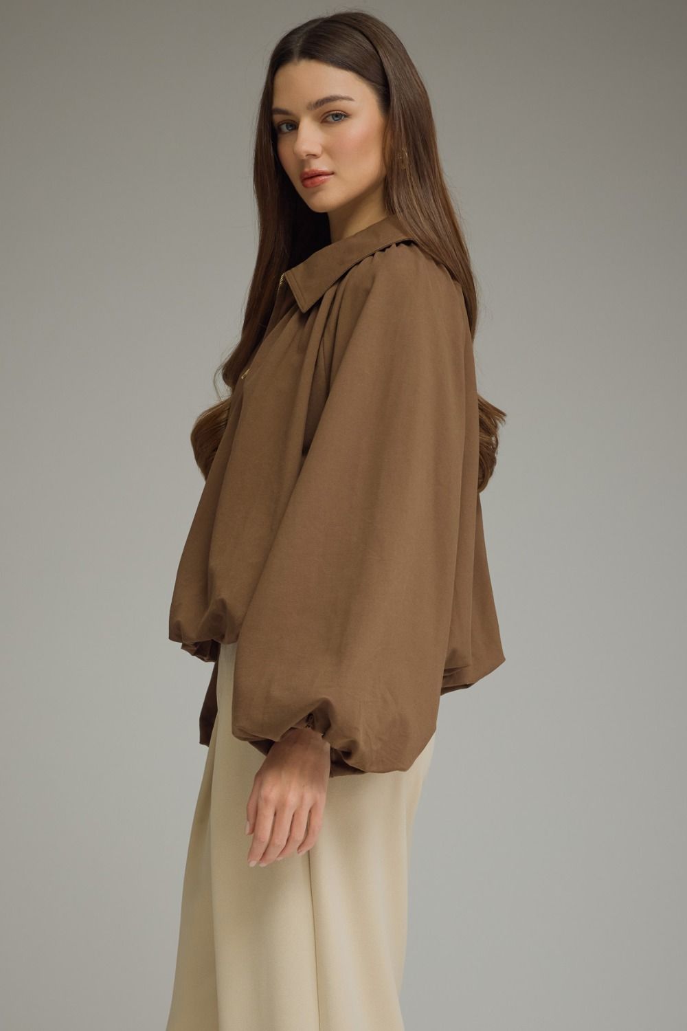 Solid Long Sleeve Jacket