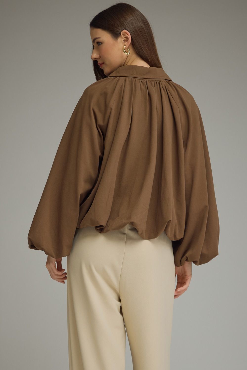 Solid Long Sleeve Jacket