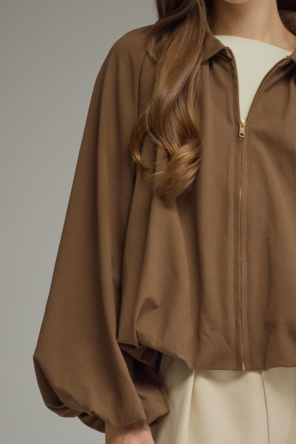 Solid Long Sleeve Jacket