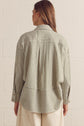 Long Sleeve Button Up Collard Top