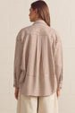 Long Sleeve Button Up Collard Top