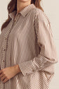 Long Sleeve Button Up Collard Top