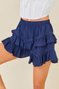 Navy Layered Short image 3