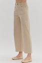 Stone High Waisted, Wide Leg Ankle Pant image 4