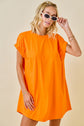 Orange Knit Mini Dress image 0