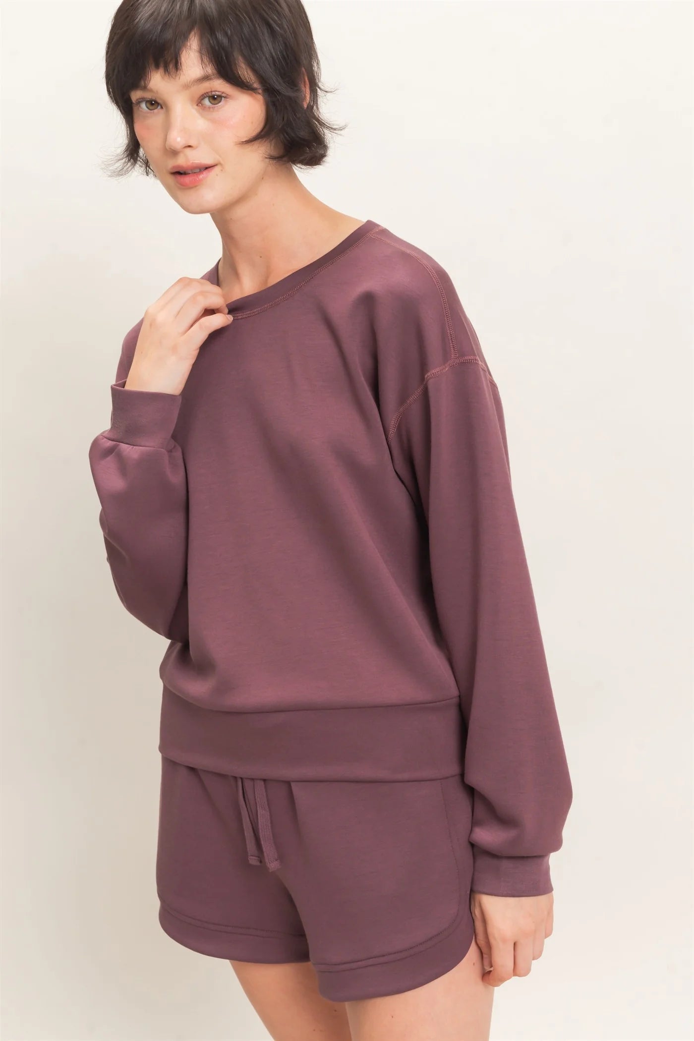 Soft Crewneck and Short Set