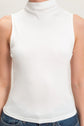 Sleeveless Mock Neck Top