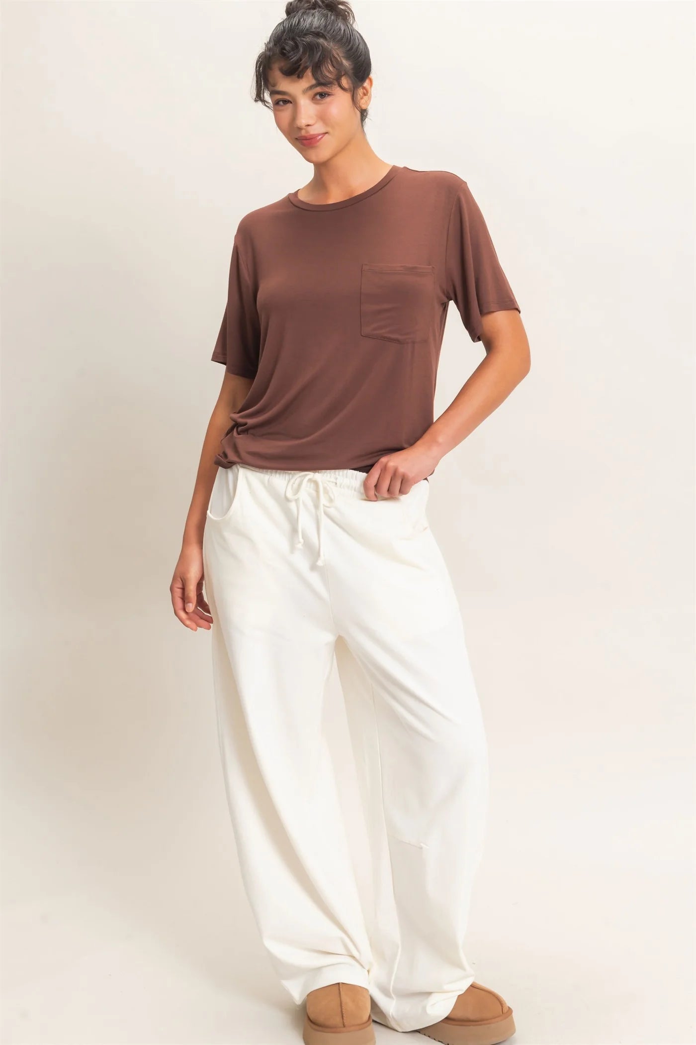 Classic Crew Neck Pocket T-Shirt