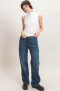 Sleeveless Mock Neck Top