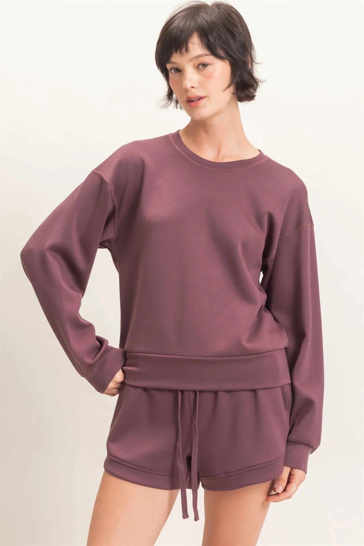 Soft Crewneck and Short Set