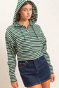 Waffle Textured Zip-Up Hoodie
