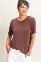 Classic Crew Neck Pocket T-Shirt