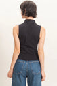 Sleeveless Mock Neck Top